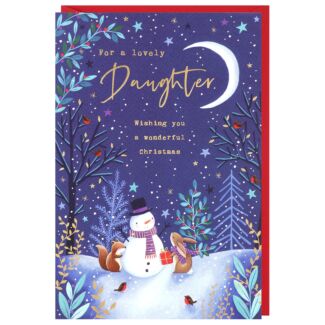 Woodland Wonders ‘Daughter’ Large Christmas Card