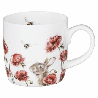 'Let it Bee' Rabbit Fine Bone China Mug