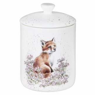 'Make My Daisy' Fox Medium Lidded Storage Jar