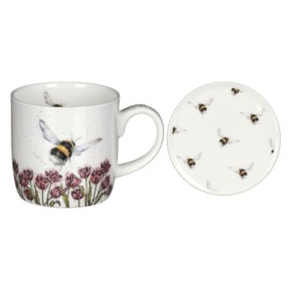 ‘Flight of the Bumblebee’ Mug & Coaster Set