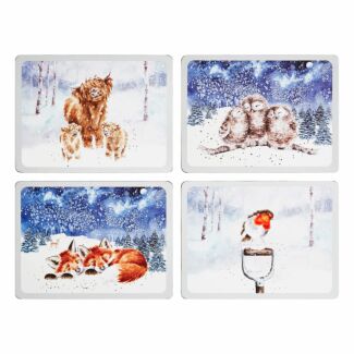 'Winter Skies' Set Of Four Placemats