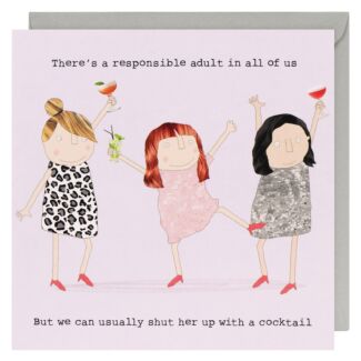 Responsible Adult Women's Greetings Card