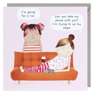 Steps Greetings Card