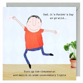 ‘Unnecessary Lights’ Father’s Day Card