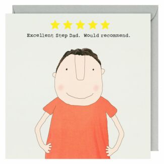 ‘Five Star Step Dad’ Father’s Day Card