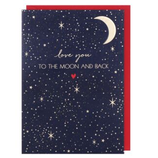 ‘To The Moon And Back’ Valentine’s Day Card