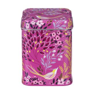 Haveli Garden Mauve Songbird 10cm Rectangular Tin