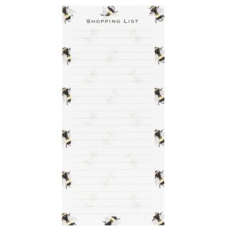 ‘Bumblebees’ Magnetic Shopping List Pad