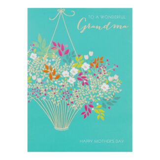 'Hanging Basket' Grandma Mother’s Day Card