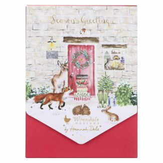 ‘Christmas Cottage’ Set Of 8 Christmas Cards