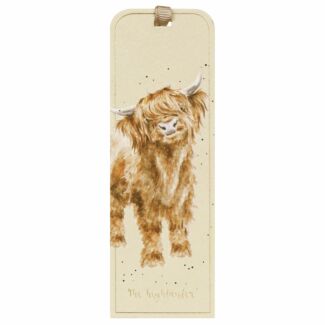 ‘Heilan Coo’ Highland Cow Bookmark