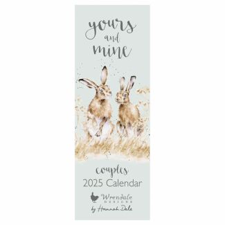 'Yours and Mine' 2025 Slim Couples Calendar