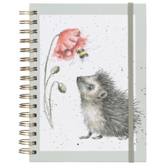 ‘Busy As A Bee’ Hedgehog A5 Notebook