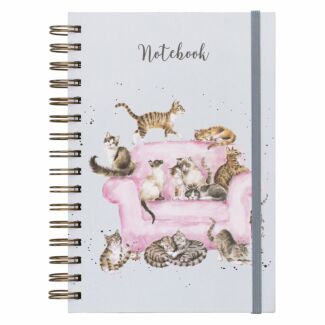 ‘Cattitude’ Cat Spiral Bound A5 Notebook