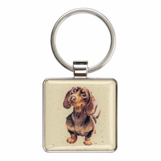 ‘Little One’ Dachshund Metal Keyring