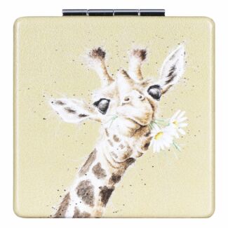 'Flowers' Giraffe Compact Mirror