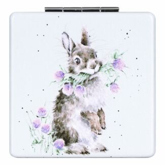 ‘Head Clover Heels’ Rabbit Compact Mirror