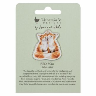 ‘Contentment’ Fox Pin Badge