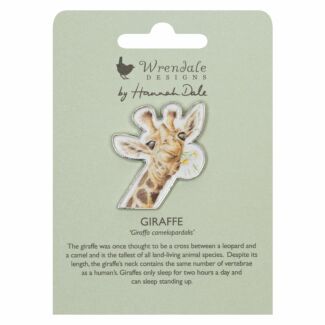 ‘Flowers’ Giraffe Pin Badge