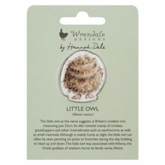 ‘Round Owl’ Owl Pin Badge