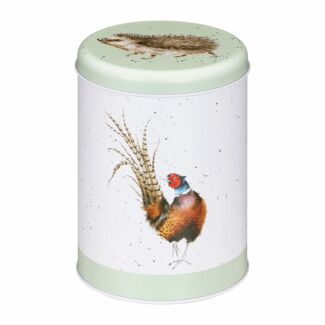 ‘The Country Set’ Green Round Canister