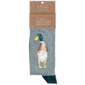 ‘Guard Duck’ Men's Bamboo Socks