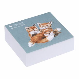 ‘Snug as a Cub’ Fox Square Sticky Notes