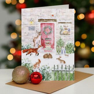 ‘Christmas Cottage’ Advent Calendar Card