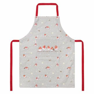 ‘Season’s Tweetings’ Robin Cotton Apron