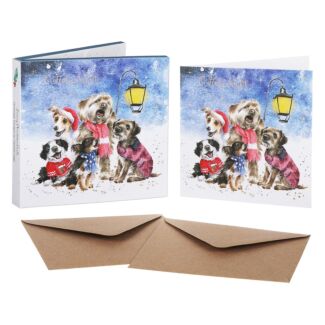 ‘Oh Holy Night’ Set of 8 Luxury Gold Foiled Christmas Cards