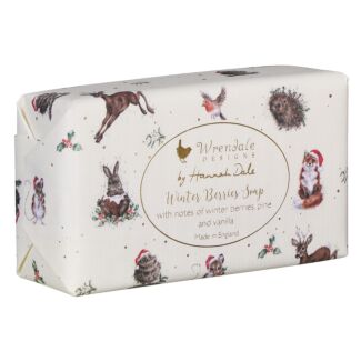 Woodlanders Winter Berries 190g Christmas Soap Bar