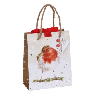 ‘Christmas Robin’ Small Gift Bag
