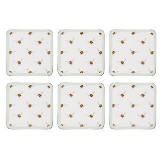 Bee Set of 6 Coasters