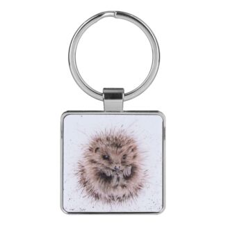 ‘Awakening’ Hedgehog Metal Keyring