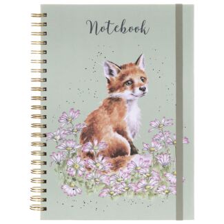 'Make My Daisy' Fox Spiral Bound A4 Notebook