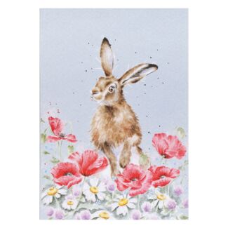 'Field of Flowers' Hare A6 Notebook