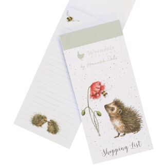 ‘Busy As A Bee’ Hedgehog Magnetic Shopping Pad