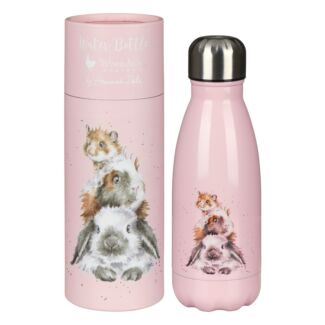 ‘Piggy In The Middle’ Guinea Pig 260ml Water Bottle