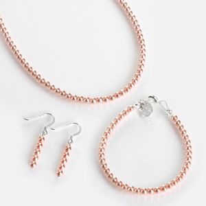 Pink Pearl 3 Piece Jewellery Set