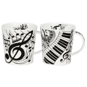 Ebony and Ivory Lomond Set of 2 Mugs