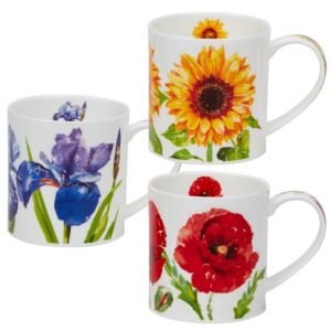 Floral Blooms Orkney Set of 3 Mugs