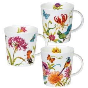 Exotic Beauty Lomond Set Of 3 Mugs