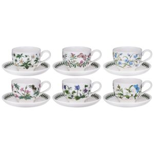 Set of 6 Breakfast Cups & Saucers