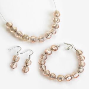 Blush Love Hearts 3 Piece Jewellery Set