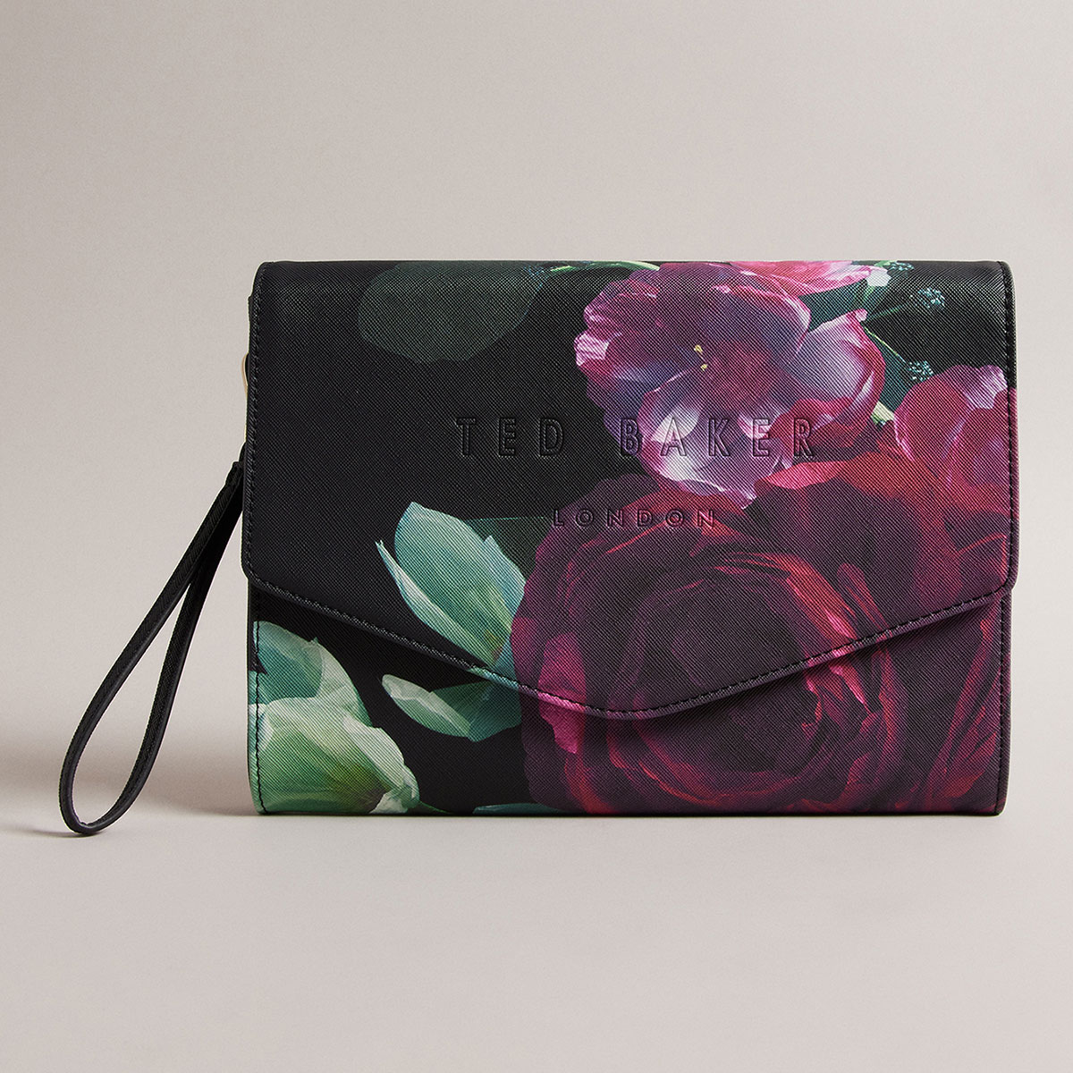 Ted Baker PAPIECN Icon Small Black Floral Bag