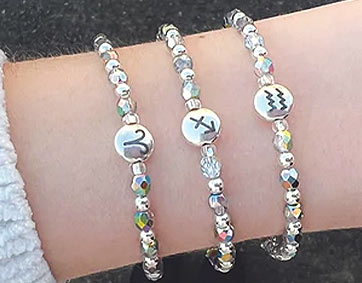 Zodiac Sentiment Bracelets Collection from Carrie Elspeth